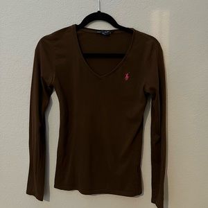 Polo Ralph Lauren Brown Long Sleeve